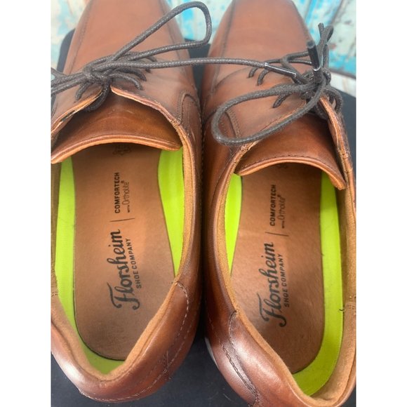Florsheim Mens Mid Town Moc Shoe Lace Up10EEE (Wide) Brown  Solid Leather Upper main image 13